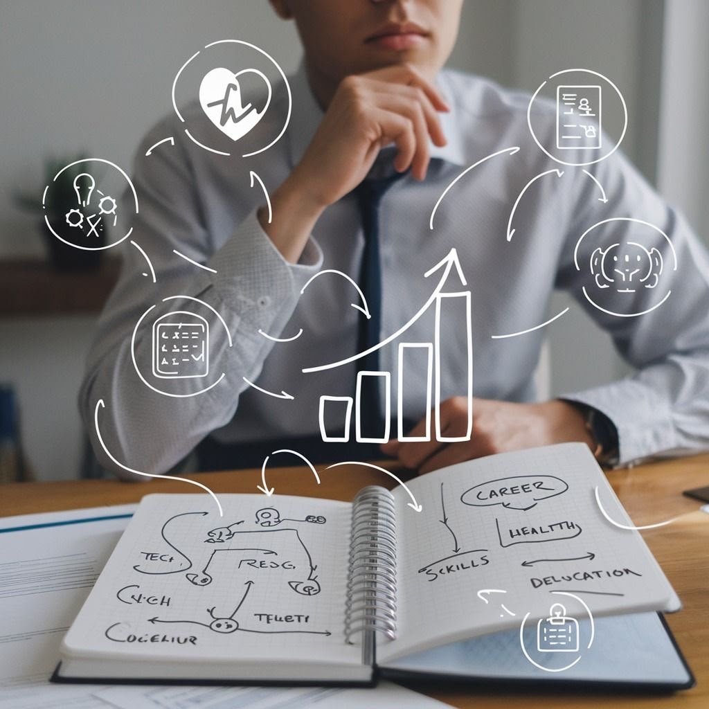 Profesional planificando planillas, personal y números del equipo